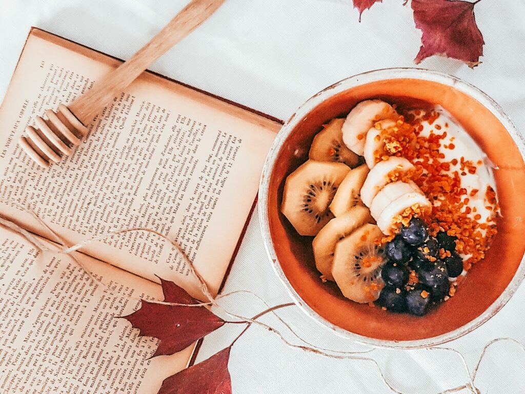 recette petit-déjeuner yaourt fruits et pollen